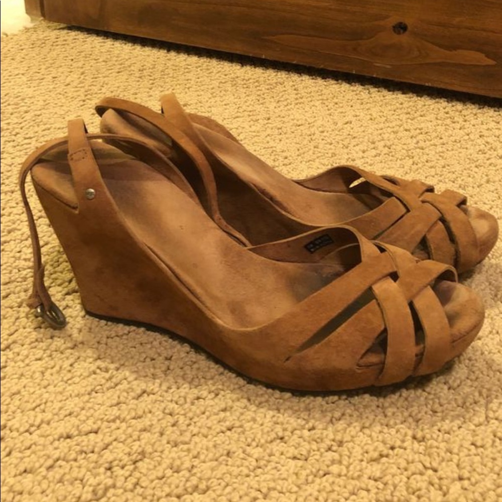 Women’s UGG Suede Wedge Sandals
